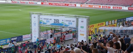 Finale von "Meine Schule: LÄUFT!" beim Stuttgart-Lauf