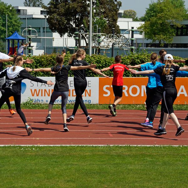 Team-Hochsprung-Cup am 5. Mai 2018 in Winnenden