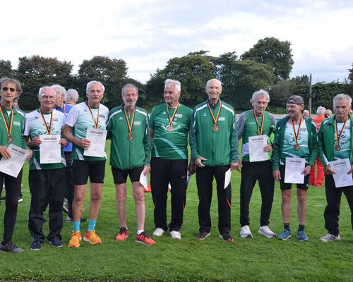 Das Team der LAG Obere Murg gewinnt bei der M70 den dritten Platz.