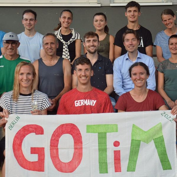 ... und mit seiner Trainingsgruppe in Pliezhausen