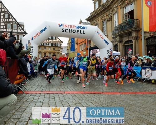 Rekorde beim traditionellen Dreikönigslauf in Schwäbisch Hall